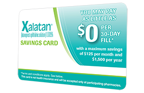 Xalatan Savings Card